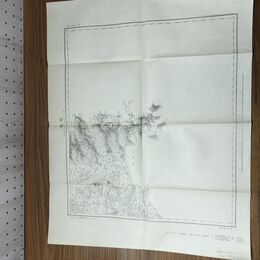 1_　石巻 宮城県 二十万分一之尺 陸地測量部 明治27年 1894年 第二師菅陸前國牝鹿郡 臭いあり 010283