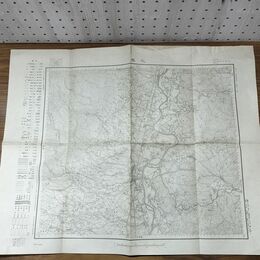 1_　岩手県 花巻 大日本帝国地理測量部 大正7年 1918年 五万分一之尺 臭いあり 010294