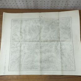 1_　日光 栃木 二十万分一之尺 陸地測量部 明治27年 1894年 第一師菅下野國上都賀郡 臭いあり 010300