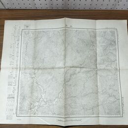 1_　岩手県 土淵 大日本帝国地理測量部 大正7年 1918年 五万分一之尺 臭いあり 010229