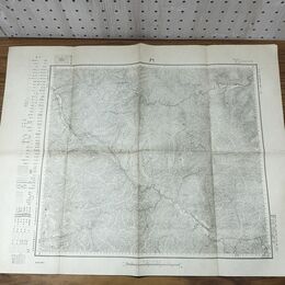 1_　岩手県 門 大日本帝国地理測量部 大正6年 1917年 五万分一之尺 臭いあり 010235