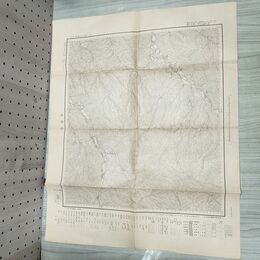 1_　岩手県 浄法寺 二戸 大日本帝国地理測量部 大正6年 1917年 五万分一之尺 臭いあり 010246