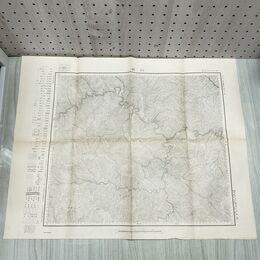 1_　岩手県 川井 下閉伊郡 大日本帝国地理測量部 大正7年 1918年 五万分一之尺 臭いあり 010248