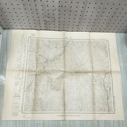 1_　岩手県 荒屋 八幡平 大日本帝国地理測量部 大正7年 1918年 五万分一之尺 臭いあり 010249