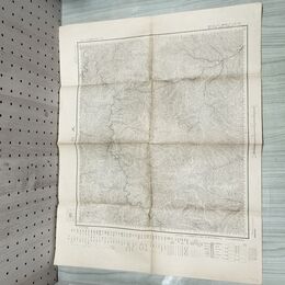 1_　岩手県 大川 岩泉 大日本帝国地理測量部 大正7年 1918年 五万分一之尺 臭いあり 010251