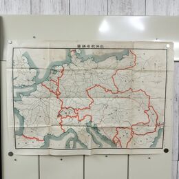 1_　【付録のみ】戦争実記 第11号 欧州戦局詳図 大正3年 1914年 臭いあり 010256