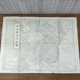 1_　【付録のみ】日本 第4518号 熊本県管内全図 明治35年 1902年 重要統計 臭いあり 010268