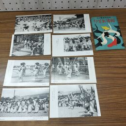 1_　絵葉書 8枚 南国情緒豊かな 阿波踊り 阿波おどり 徳島県 はがき 臭いあり 020173