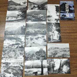 1_　絵葉書 16枚組 雲仙名勝十六景 国際公園 長崎県 はがき 臭いあり 020175