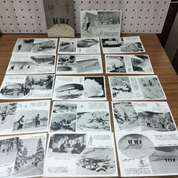 1_　絵葉書 16枚 雪の八幡平 今泉正路作品 花輪 湯瀬温泉ホテル はがき 臭いあり 020208