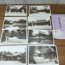 1_　絵葉書 8枚組 東郷神社絵はがき 臭いあり 020241