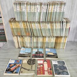 1_　計130冊以上 不揃い ノーチェック カラーブックス 保育社 蒸気機関車 日本の鉄道 こけし 日本の家紋 030195