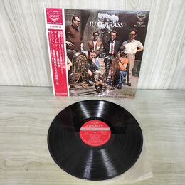 1_　LP 帯付き フィリップ・ジョーンズ・ブラス・アンサンブル　JUST BRASS /アーノルド:金管五重奏曲 SLC 2222 120257