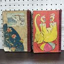 1_　計2冊 幼年童話集 上下 小学生全集 昭和2～3年 1927～1928年 文藝春秋社 ページ剥がれ、書き込み多数有 060229