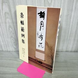1_　条幅範例集 神谷葵水 日本習字普及協会 初版 220189