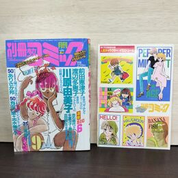 1_　別冊少女コミック 1985年 9月1日 昭和60年 吉田秋生 BANANAFISH バナナフィッシュ 特別付録シール付 220289