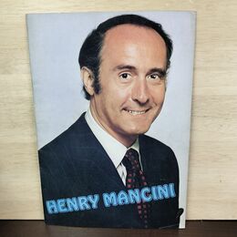 1_　パンフレット HENRY MANCINI ヘンリーマンシーニ 日本公演 020271