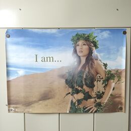 1_　ポスター 浜崎あゆみ　I am … アルバム　告知ポスター B2サイズ 220105