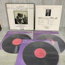 1_　LP 3枚組 ヨゼフ・シゲティ JOSEPH SZIGETI J.S.バッハ 無伴奏ヴァイオリン奏鳴曲 MH 5041-3 190249
