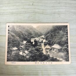 1_　絵葉書 陸中台温泉全景 絵はがき ざらつき汚れあり 岩手県 270162
