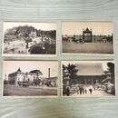 1_　計4枚 まとめ 絵葉書 東京名所 浅草観音 帝国劇場 日本橋 赤坂御所 戦前 290062