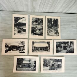 1_　計8枚 絵葉書 まとめ 塩釜名所 神社 御本堂 中門 樓門 エンボス 260197