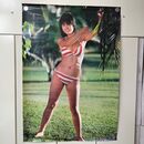 1_　ポスター 河合奈保子 NAOKO 明星 コロンビアレコード ビキニ 水着 B2サイズ 190005