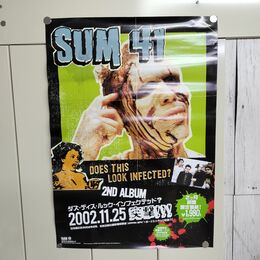 1_　ポスター SUM41 DOES THIS LOOK INFECTED? ダズ ディス ルック インフェクテッド B2 240146