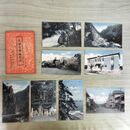 1_　8枚組 絵葉書 久慈名所 岩手県 伊勢崎支店発行 銀座通り 役場 不動岩 190109