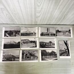 1_　計11枚 絵葉書 盛岡の風光 絵はがき 岩手 上の橋 公会堂 石割桜 開運橋 内丸通り 岩手山 090219
