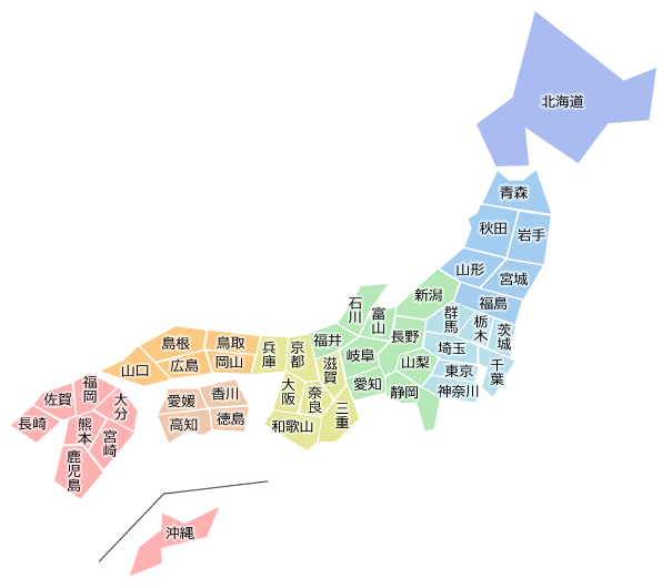 日本地図